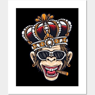 Monkey t-shirt Posters and Art